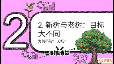 第3节：【春肥策略】开春底肥：新树&ldquo;扩版图&rdquo;，老树&ldquo;点引擎&rdquo;，课程：《柑橘底肥&ldquo;翻身账&rdquo;：从改土到高产的实战全书》