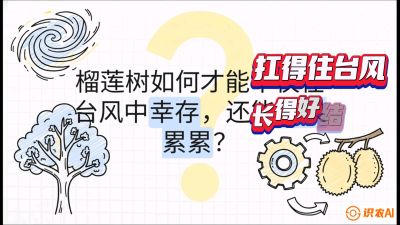 第四节：中国榴莲突围战：为生存重塑权型，抗台风矮化栽培与力学牵引，课程：《国产榴莲突围战：从泰国经验到中国实操的8堂必修课（高阶实战版）》