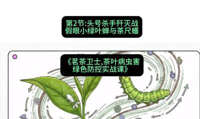 第02节：头号杀手歼灭战&mdash;&mdash;假眼小绿叶蝉与茶尺蠖，课程：《茗茶卫士&mdash;&mdash;茶叶病虫害绿色防控实战课》#识农AI