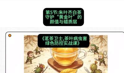 第05节：朱叶齐白茶&mdash;&mdash;守护&ldquo;黄金叶&rdquo;的颜值与蜡质层（重点），课程：《茗茶卫士&mdash;&mdash;茶叶病虫害绿色防控实战课》#识农AI