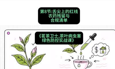第08节：舌尖上的红线&mdash;&mdash;农药残留与合规清单，课程：《茗茶卫士&mdash;&mdash;茶叶病虫害绿色防控实战课》#识农AI