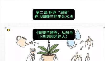 第二节：拒绝&ldquo;溺爱&rdquo;：养活蝴蝶兰的生死水法，课程：《蝴蝶兰雅养六讲：从阳台小白到园艺达人》#识农AI